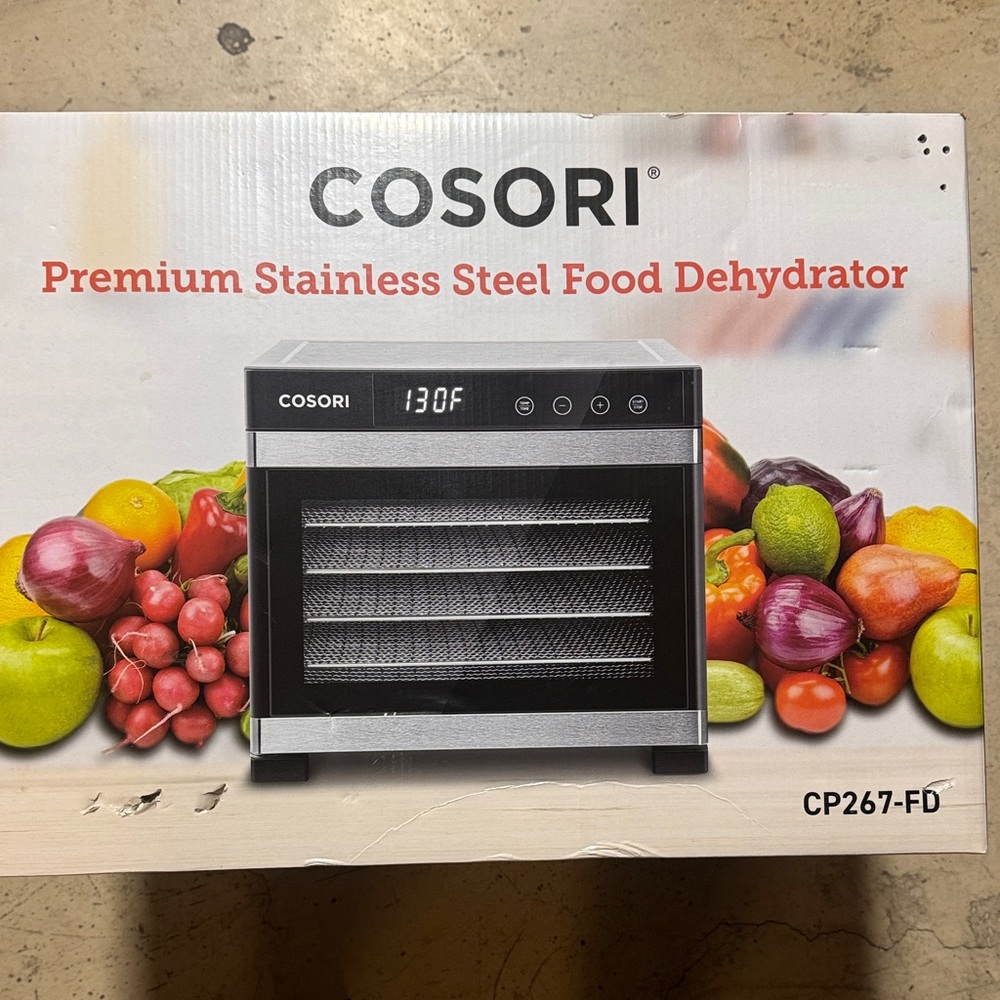 Premium Stainless Steel Food Dehydrator - Silver